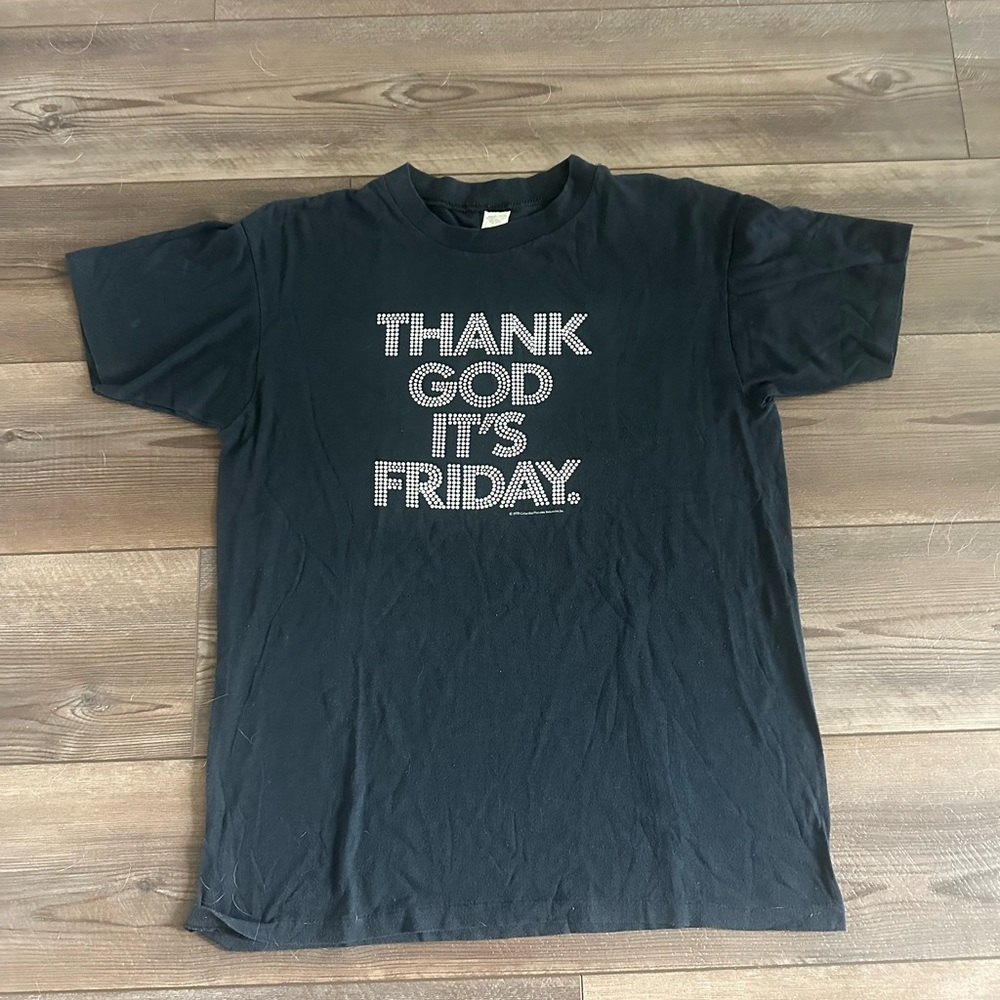 RARE 1978 Vintage Thank God It's Friday Movie Promo Shirt Motown Columbia